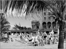 Lienzo  Hotel Nacional en La Habana