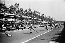 Lienzo  Carrera de Le Mans, 1963