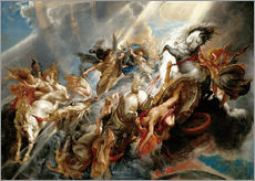 Vinilo para la pared  La caída de Faetón - Peter Paul Rubens