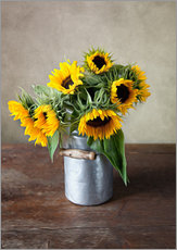 Cuadro de plexi-alu  Sunflowers 02 - Nailia Schwarz
