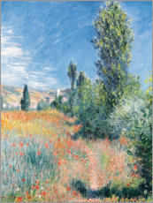 Lienzo  Paisaje en Ile Saint-Martin - Claude Monet