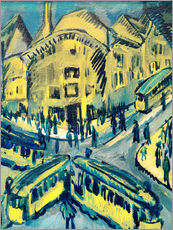 Cuadro de plexi-alu  Nollendorfplatz - Ernst Ludwig Kirchner