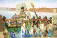 Cuadro de plexi-alu  El descubrimiento de Moisés por la hija del faraón - Lawrence Alma-Tadema