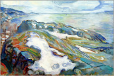 Póster Winter landscape