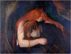 Póster  Vampira - Edvard Munch