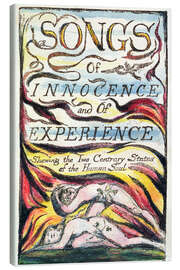 Lienzo  Canciones de inocencia y experiencia - William Blake