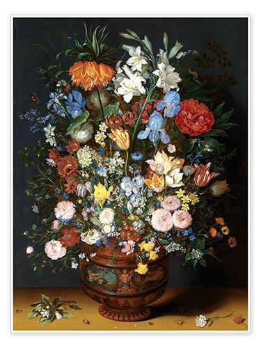 Póster Vase of Flowers