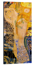 Cuadro de aluminio  Serpiente acuática I - Gustav Klimt