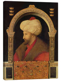 Lienzo  The Sultan Mehmet II - Gentile Bellini