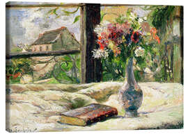 Lienzo  Florero de flores - Paul Gauguin