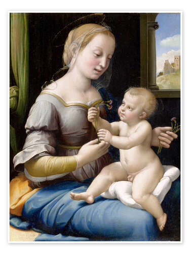 Póster Madonna and child