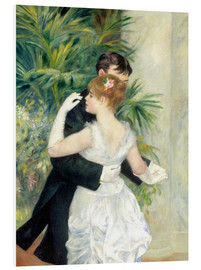 Cuadro de PVC  Baile en la ciudad (detalle) - Pierre-Auguste Renoir