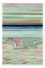 Póster  Ciudad en la laguna - Paul Klee