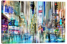 Lienzo  Collage de Nueva York, Times Square - Städtecollagen