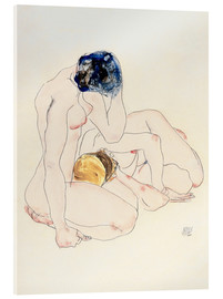 Cuadro de metacrilato  Dos amigos - Egon Schiele