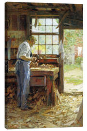 Lienzo  Village Carpenter - Edward Henry Potthast