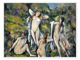 Póster Four Bathers