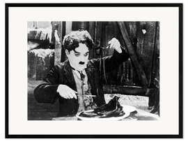 Impresión de arte enmarcada  Chaplin: The Gold Rush
