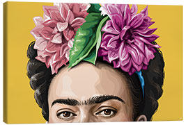 Lienzo  Frida Kahlo Eyes - Claudio Limón