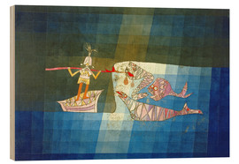 Cuadro de madera  Sinbad el marinero - Paul Klee