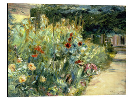 Cuadro de aluminio  Flower Garden in Giverny at the Wannsee - Max Liebermann