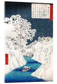Cuadro de metacrilato  Playa de Seven-ri, Provincia de Soshu - Utagawa Hiroshige