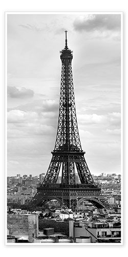 Póster Eiffelturm PARIS II