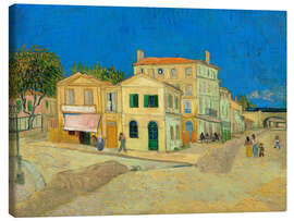 Lienzo  La casa amarilla - Vincent van Gogh