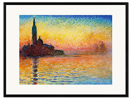 Impresión de arte enmarcada  San Giorgio Maggiore - Claude Monet
