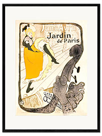 Impresión de arte enmarcada  Jane Avril - Henri de Toulouse-Lautrec
