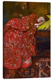 Lienzo  El kimono rojo - Georg-Hendrik Breitner