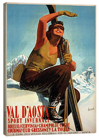 Lienzo  Val d'Aosta - Vintage Travel Collection