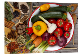 Cuadro de metacrilato  Vegetables, Herbs and Spices IV - Thomas Klee