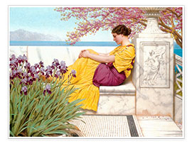 Póster  Under The Blossom That Hangs On The Bough - John William Godward