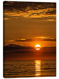 Lienzo  Sunset on shore of the Baltic Sea - Rico Ködder