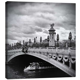 Lienzo  Pont Alexandre III PARIS mit Schiff - Melanie Viola