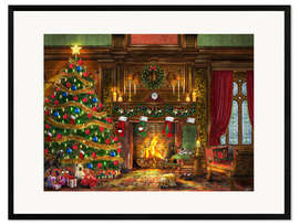 Impresión de arte enmarcada  Lugar navideño - Dominic Davison