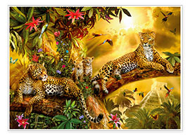 Póster  Jungle Jaguars - Jan Patrik Krasny