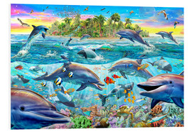 Cuadro de PVC  Dolphin Reef - Adrian Chesterman