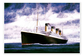 Póster  RMS Titanic - Francis Mastrangelo