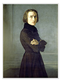 Póster Bildnis Franz Liszt.