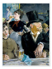 Póster  Le Café - les Concert - Édouard Manet