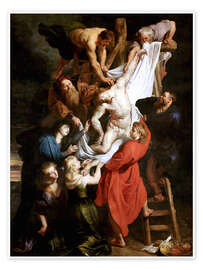 Póster  Descent from the Cross - Peter Paul Rubens