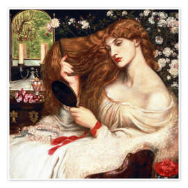 Póster  Lady Lilith - Dante Charles Gabriel Rossetti