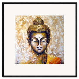 Impresión de arte enmarcada  Buda - Theheartofart Gena