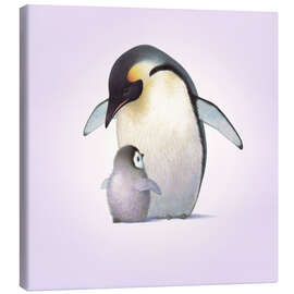 Lienzo  Penguin &amp; Chick - John Butler