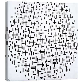 Lienzo  Composición con líneas - Piet Mondriaan