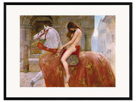 Impresión de arte enmarcada  Lady Godiva - John Collier