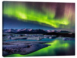 Lienzo  Aurora boreal en Islandia - Sascha Kilmer