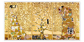 Póster  El árbol de la vida (Completo) - Gustav Klimt